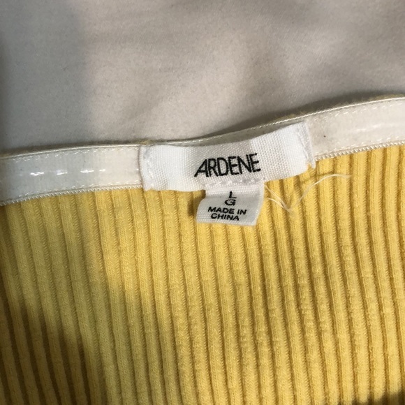 Yellow Tube Top - Picture 3 of 3